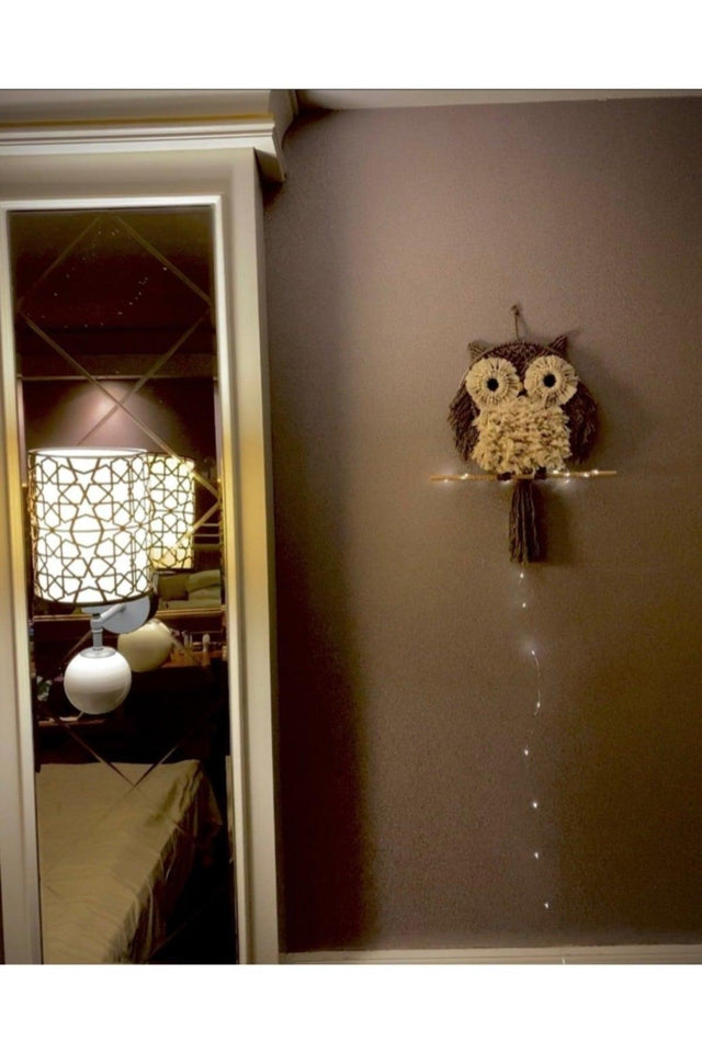 Macrame Owl Wall Ornament - Swordslife