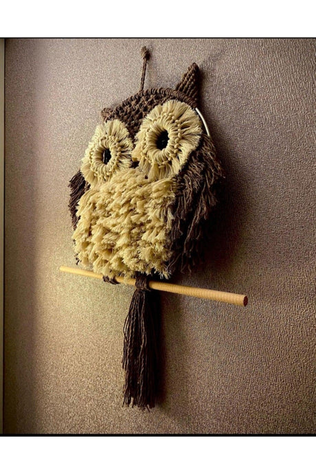 Macrame Owl Wall Ornament - Swordslife