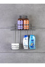 Magic Fix Magic Adhesive Chrome Two Tier Bathroom Shelf - 13x30 Cm - Swordslife