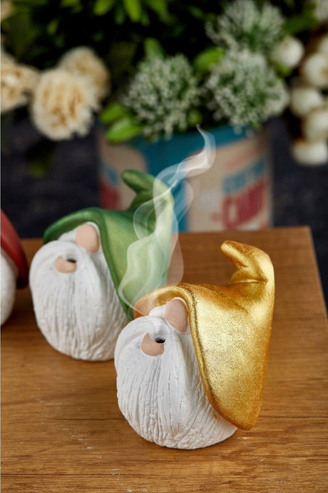 Mall 2 Special Design Dwarf Conical Incense Holder, Burner Trinket 1 Piece Incense Gift - Swordslife