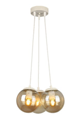 Malta 3rd Chandelier White Honey Glass - Swordslife