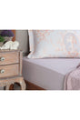Manon King Size Ranforce Fitted Sheet - Light Plum - Swordslife