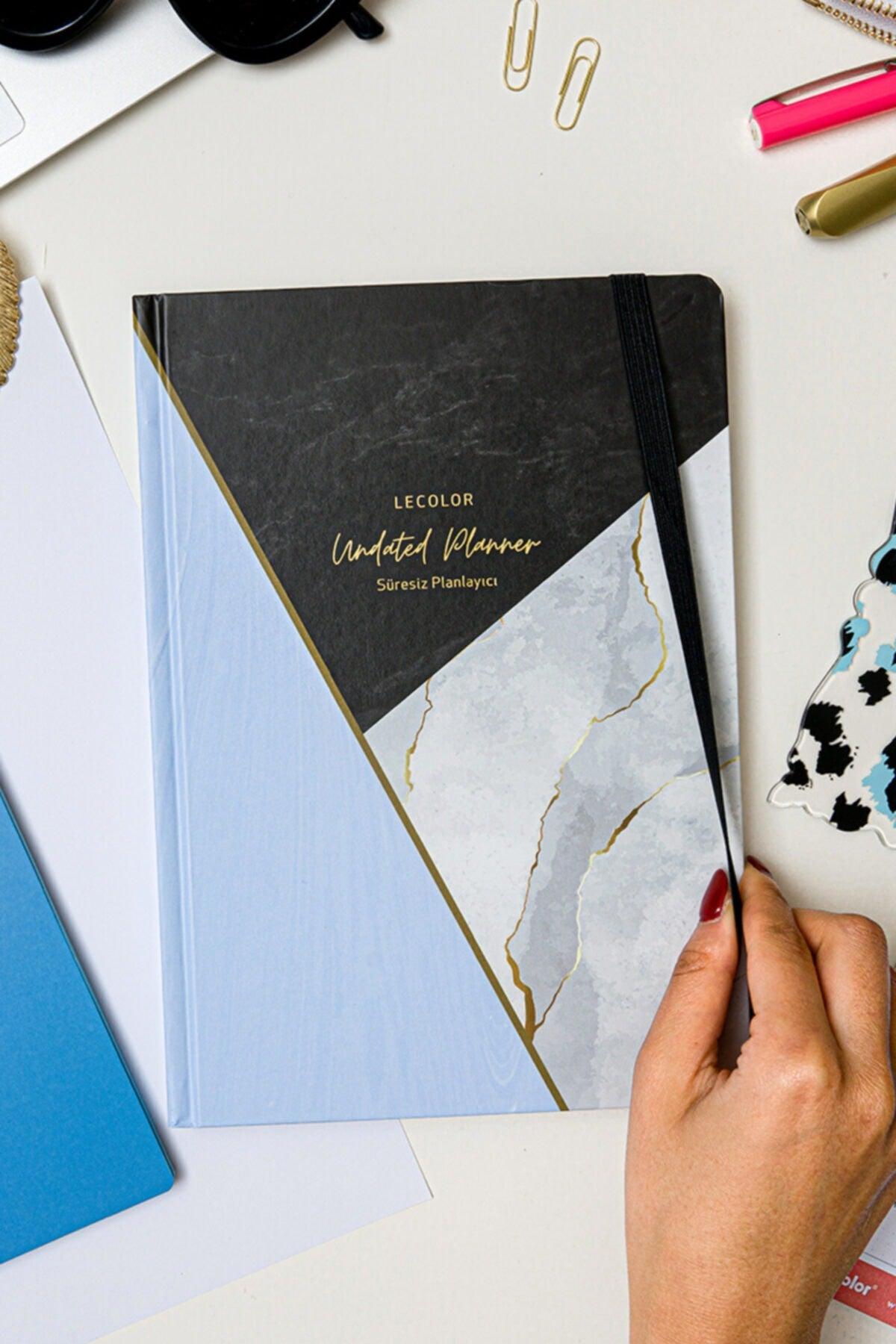 Marble Infinite Planner Blue