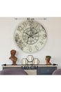 Marble Pattern Gray Color Wall Clock Diameter 80cm - Swordslife