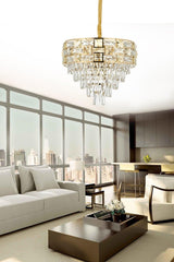 Mariella 50 Yellow Crystal Stone Chandelier - Swordslife