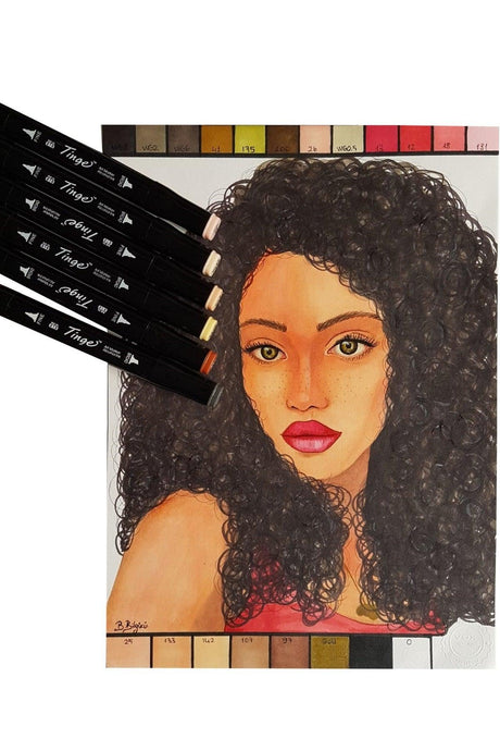 Marker Pen - Set of 12 Mixed Colors - Marker