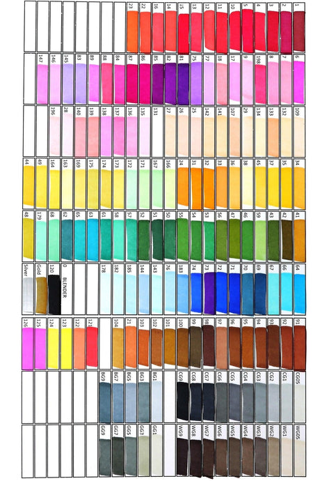 Marker Pen - Set of 6 Mixed Colors - Marker