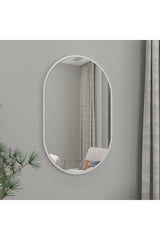 Marla Mirror with White Metal Frame - Swordslife