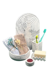 Marmor Series Handtücher und Dental Brush Badezimmer Set - Swordslife