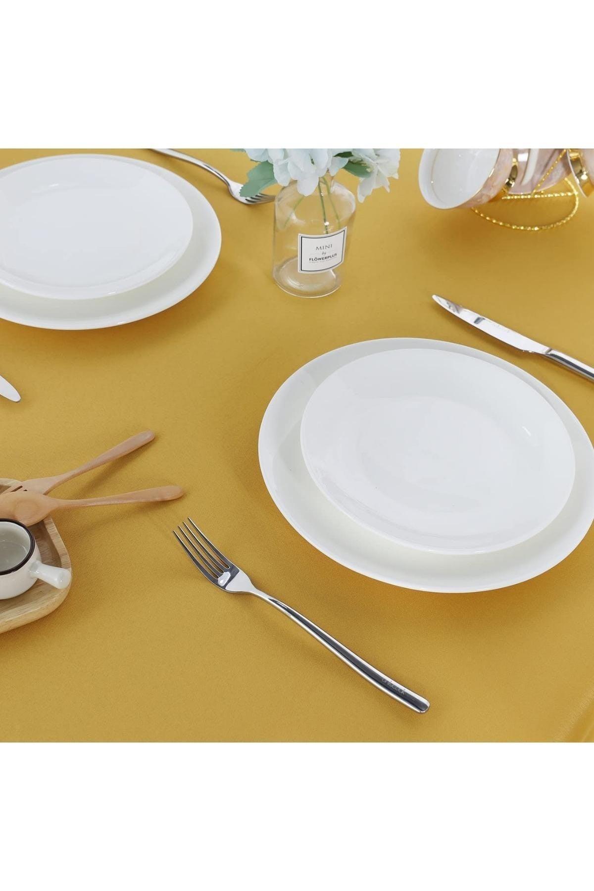 Table Cloth Yellow Stain Resistant Easy To Iron Christmas - Swordslife