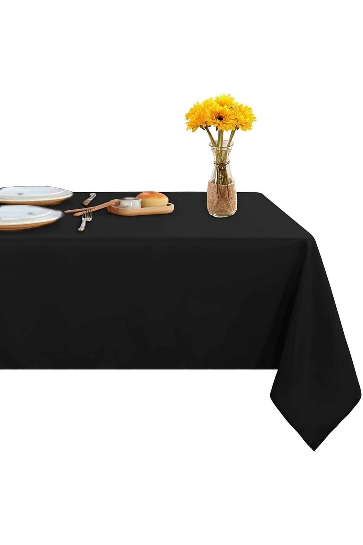 Table Cloth Black Stain Resistant Easy to Iron Christmas - Swordslife