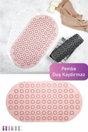 Massage Bath Math Bath & Shower Anti-Slip Pink Color Massage Model - Swordslife