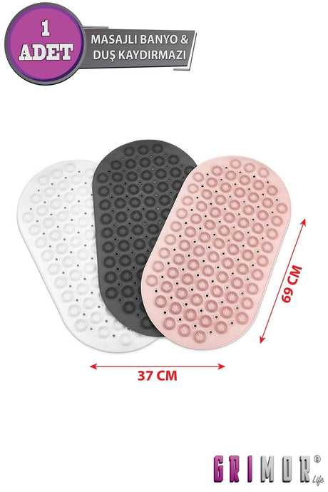 Massage Bath Math Bath & Shower Anti-Slip Pink Color Massage Model - Swordslife