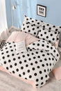 Mature Duvet Cover Set Double Mixpuan White-Salmon - Swordslife