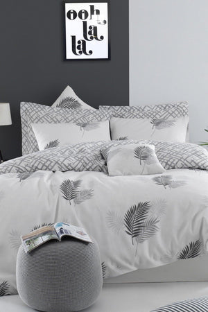 Mature Duvet Cover Set Double Palma Gray - Swordslife