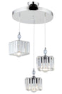 Maya Triple Chrome K-0 Chandelier - Swordslife