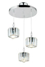 Maya Triple Silver Pendant Y-10 Chandelier - Swordslife