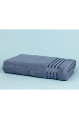 Maynor Border Flush Bath Towel - Blue - 70x140 Cm - Swordslife