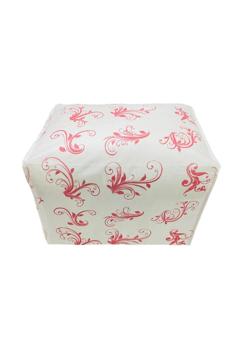 Mega Size Flower Pattern Red Printed Decorative Storage Bag 80 X 50 X 40 - Swordslife