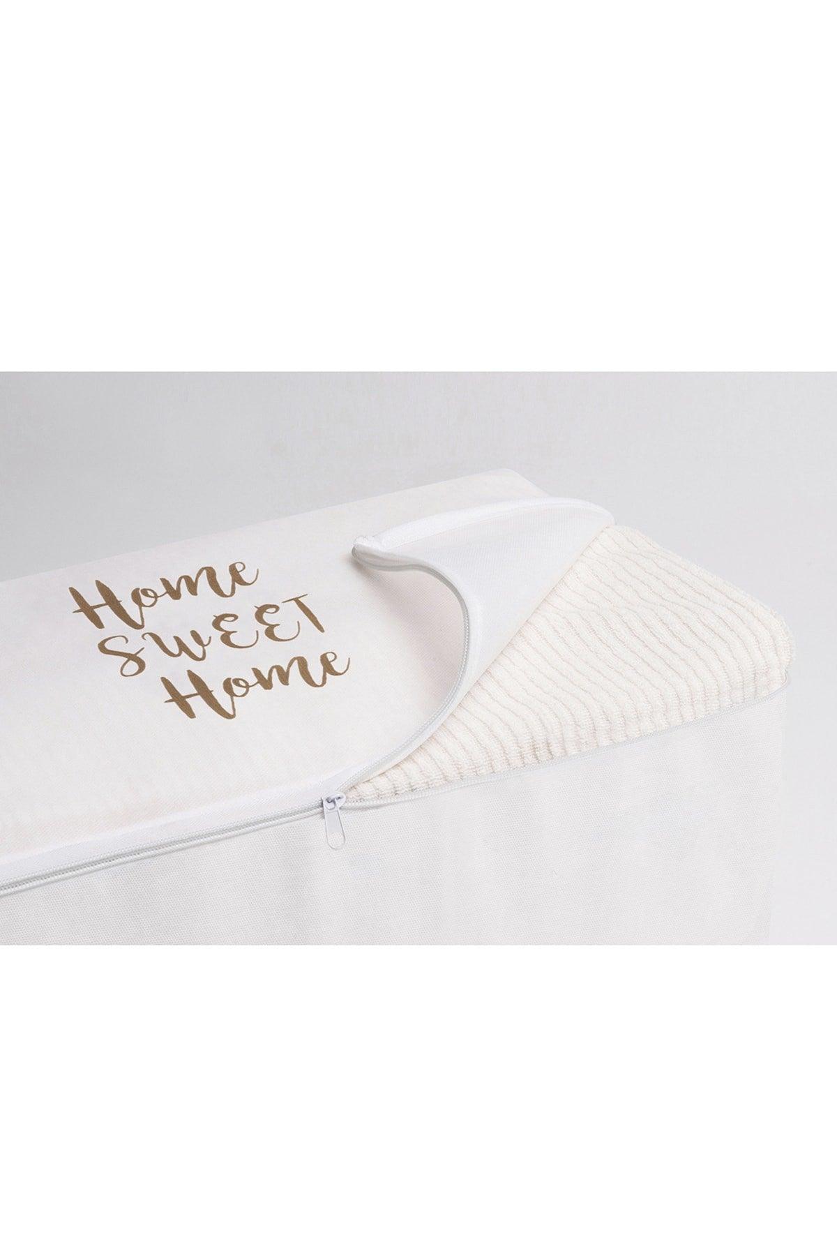 Mega Size White Color Printed Storage Bag 74 x 46 x 46