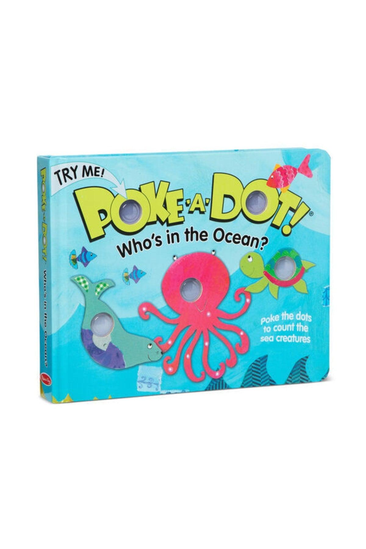 Melissa And Doug Poke-a-dot - Who's In The Ocean, Preschool Activity Educational Pop It Book Age 3 - Swordslife