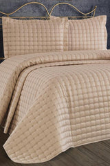 Meltem Double Bedspread Cream - Cappucino - Swordslife