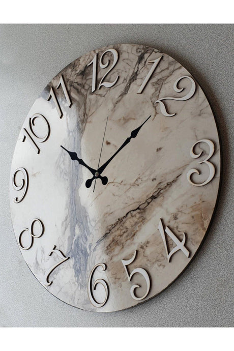 Marble Patterned Wall Clock - Swordslife