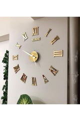 Metal Belly Wall Clock Large 3d Roman Numeral Strrg1001 - Swordslife