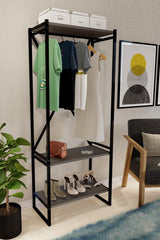 Metal Coat Rack Clothes Rack Cloakroom