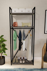 Metal Coat Rack Clothes Rack Cloakroom