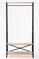 Metal Leg Clothes Rack With Shelf - Swordslife