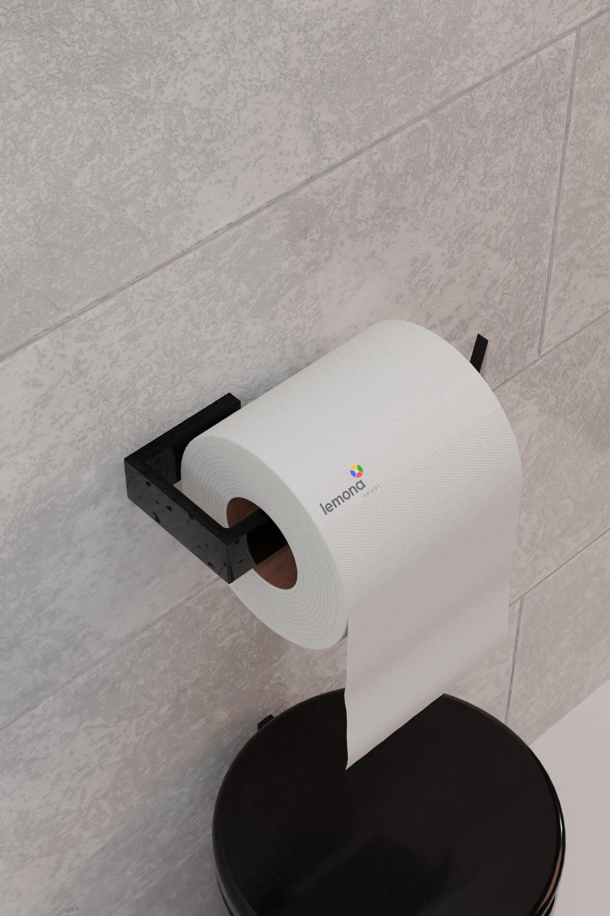 Metal Matte Black Wc Paper Holder Toilet Paper Holder