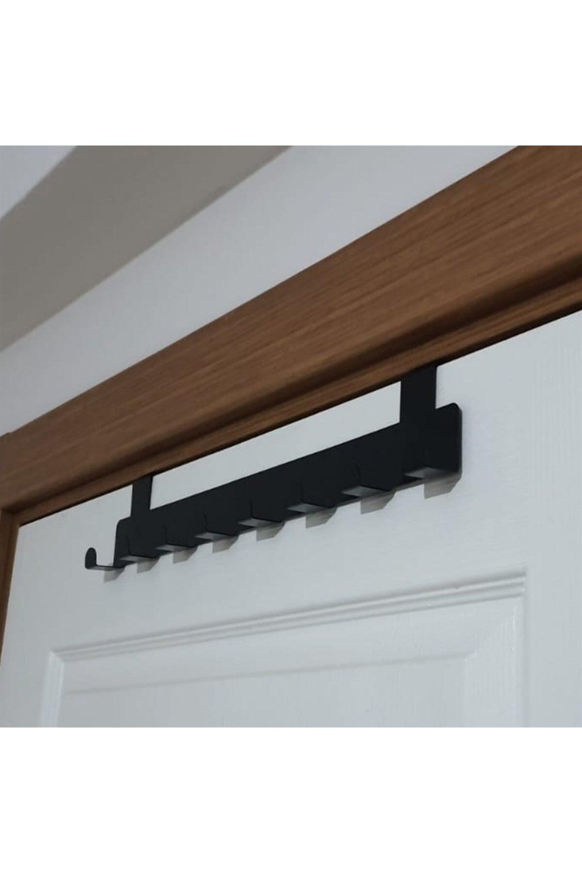 Metal Matt Black American Door Back Hanger Organizer Hanger And Bathroom Door Hanger - Swordslife