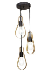 Metal Pear 3rd Tumbled Chandelier - Swordslife