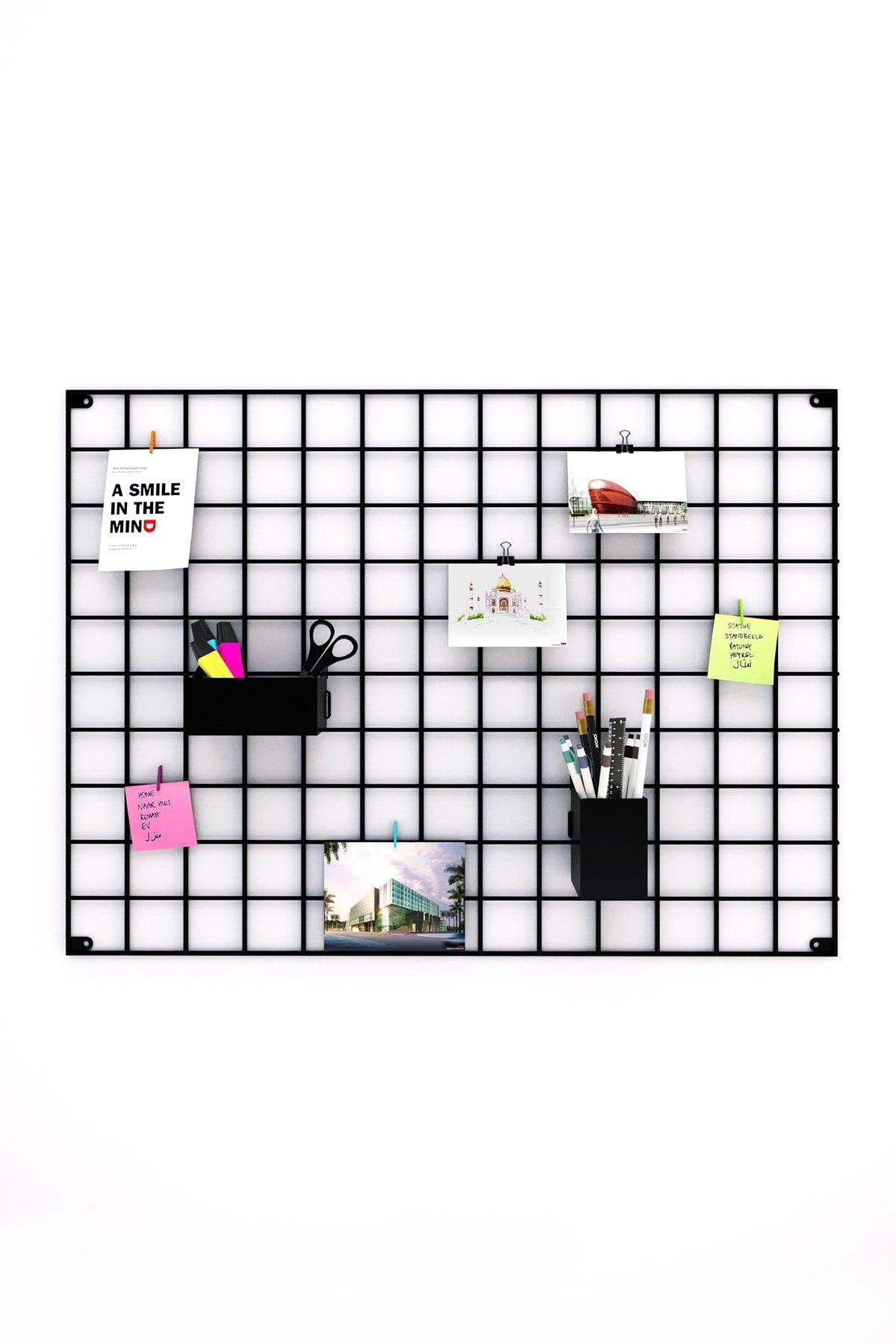 Metal Photo Hanger Wire Clipboard Black 55x75 -