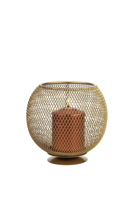 Metal Basket Candle Holder Tumbled - Swordslife