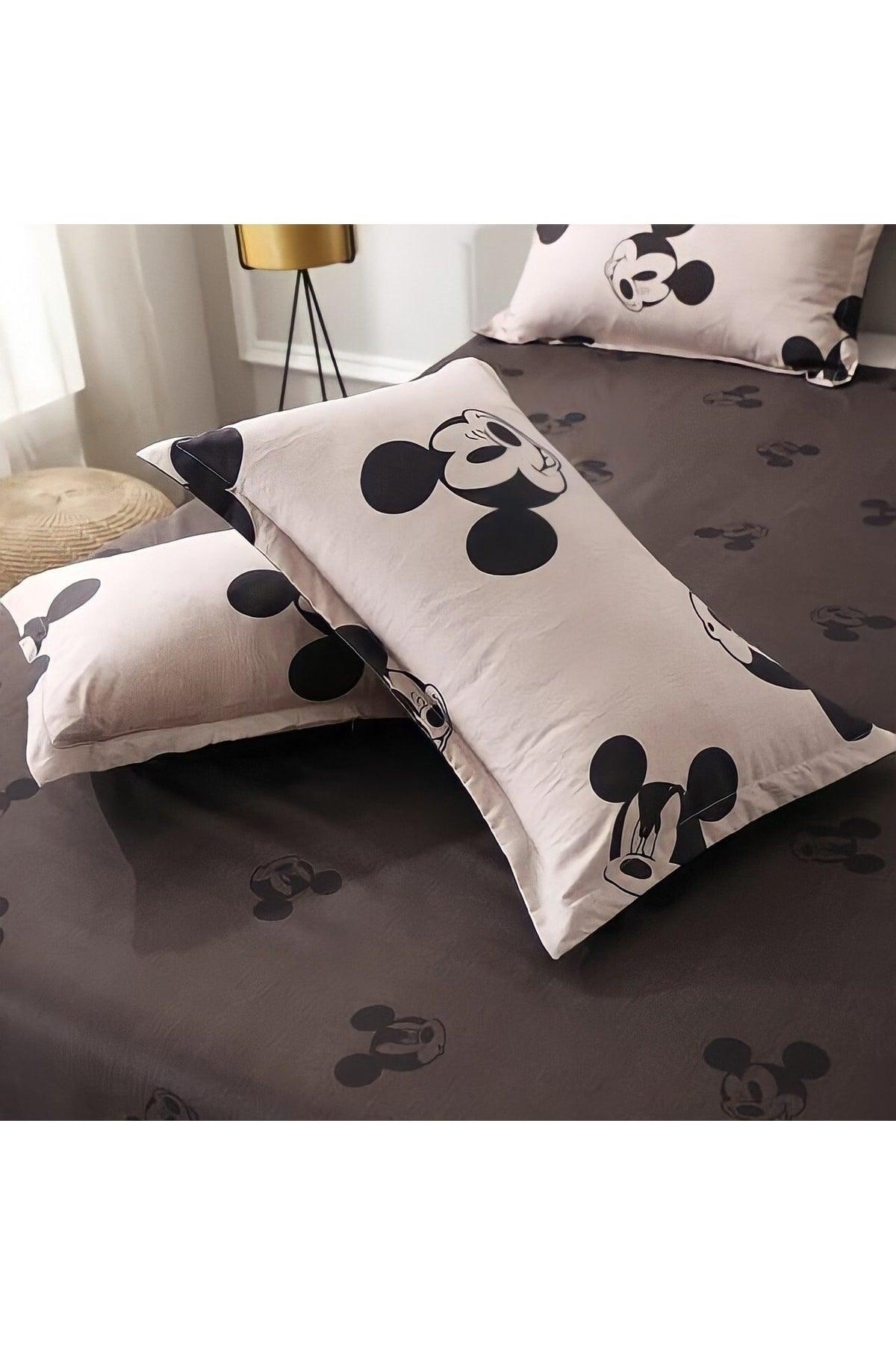 Mickey Mouse Single Double Sided Duvet Cover Set - Swordslife