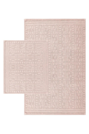 Micro Natural Cotton 2 Piece Bathroom Rug Set - Swordslife