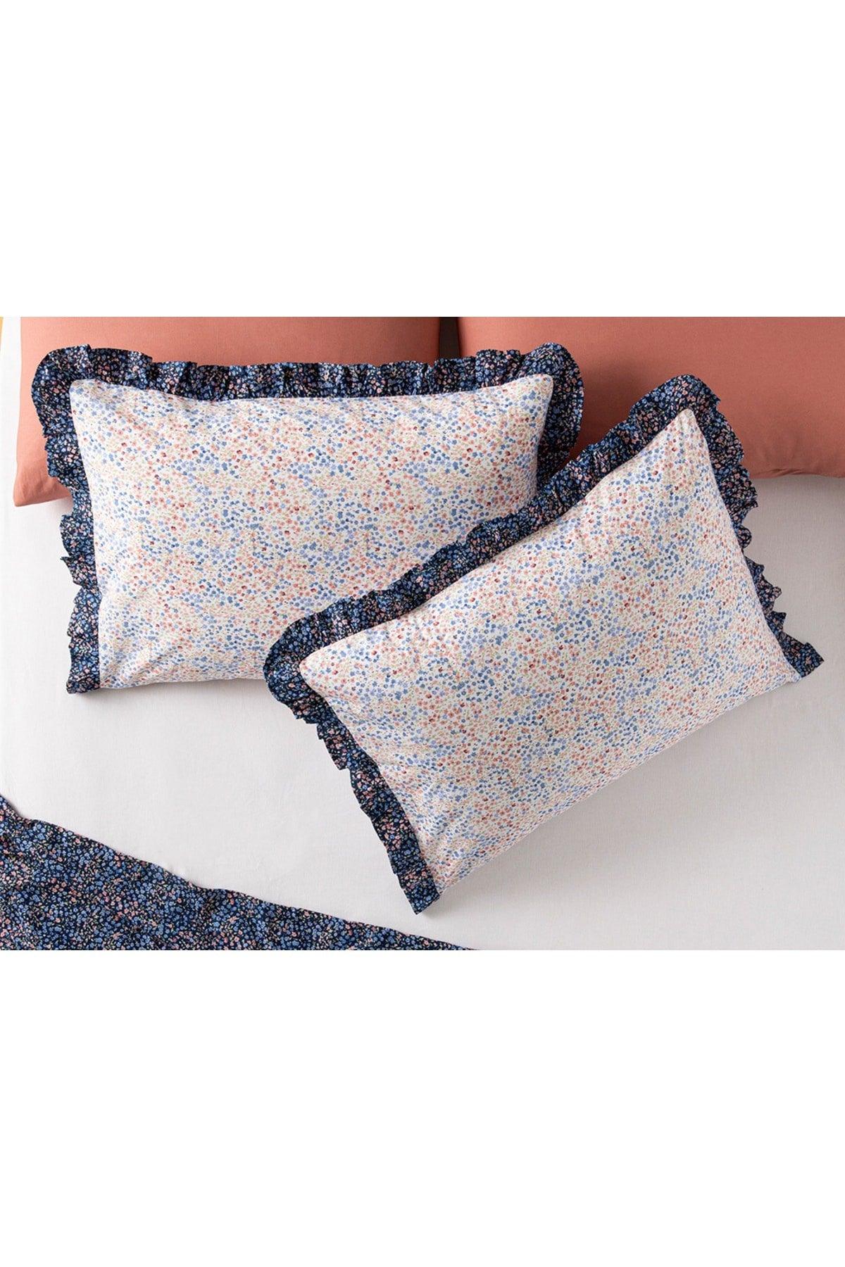 Millefleur Cotton 2-Pack Pillowcase 50x70 Cm White - Swordslife