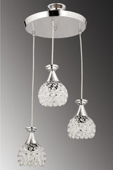 Mimosa Triple Silver Pendant Chandelier - Swordslife