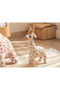 Mini Giraffe Decorative Pillow 40x20 Cm Beige - Swordslife