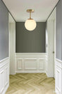 Mini Modern Sports Antique Colored White Globe Glass Ceiling Plofonyer Hall - Kitchen Single Chandelier - Swordslife