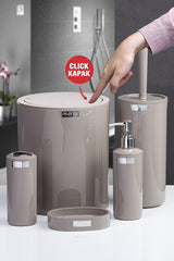 Mink Round 5 Pcs Bathroom Set