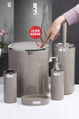 Mink Round Chrome 5 Pcs Bathroom Set