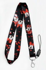 Minnie Mouse Name Badge Neck Strap Lanyard