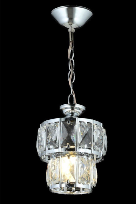 Miraç 2-Storey Single Silver Chandelier - Swordslife