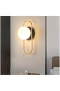 Modern Tumbled White Indoor Glass Wall Sconce - Swordslife