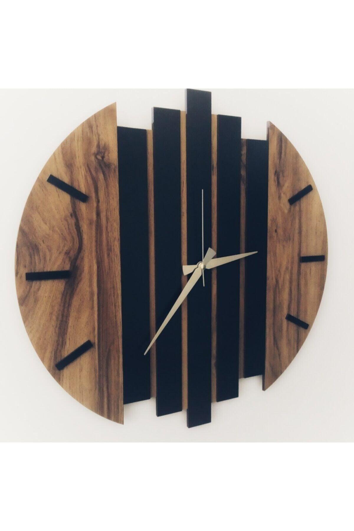 Modern Wooden Wall Clock 50cm - Swordslife