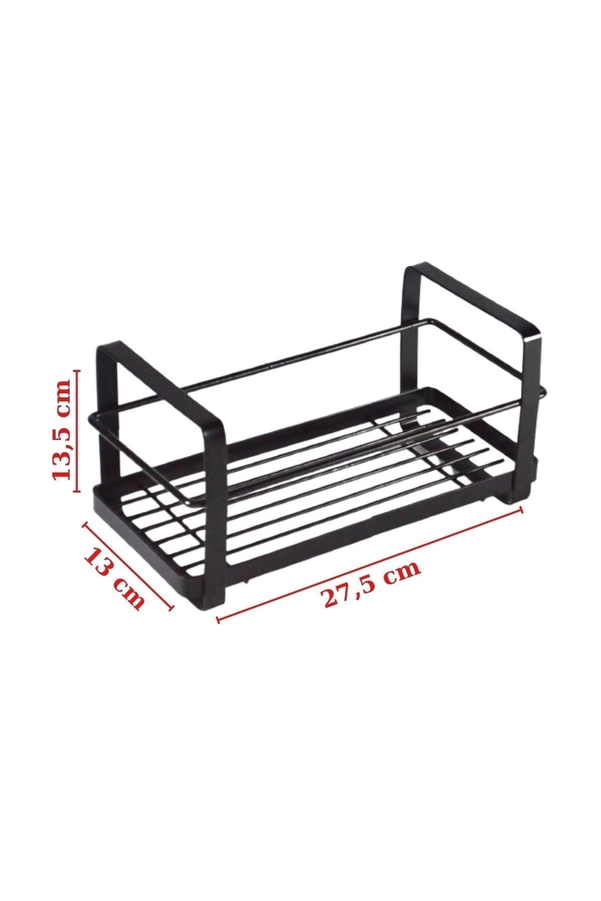 Modern Design Counter Top Metal Organizer Organizer Rack Black - Swordslife