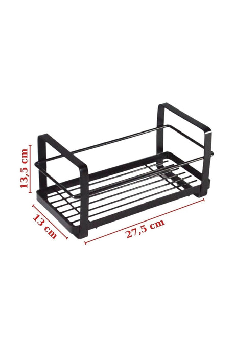 Modern Design Counter Top Metal Organizer Organizer Rack Black - Swordslife